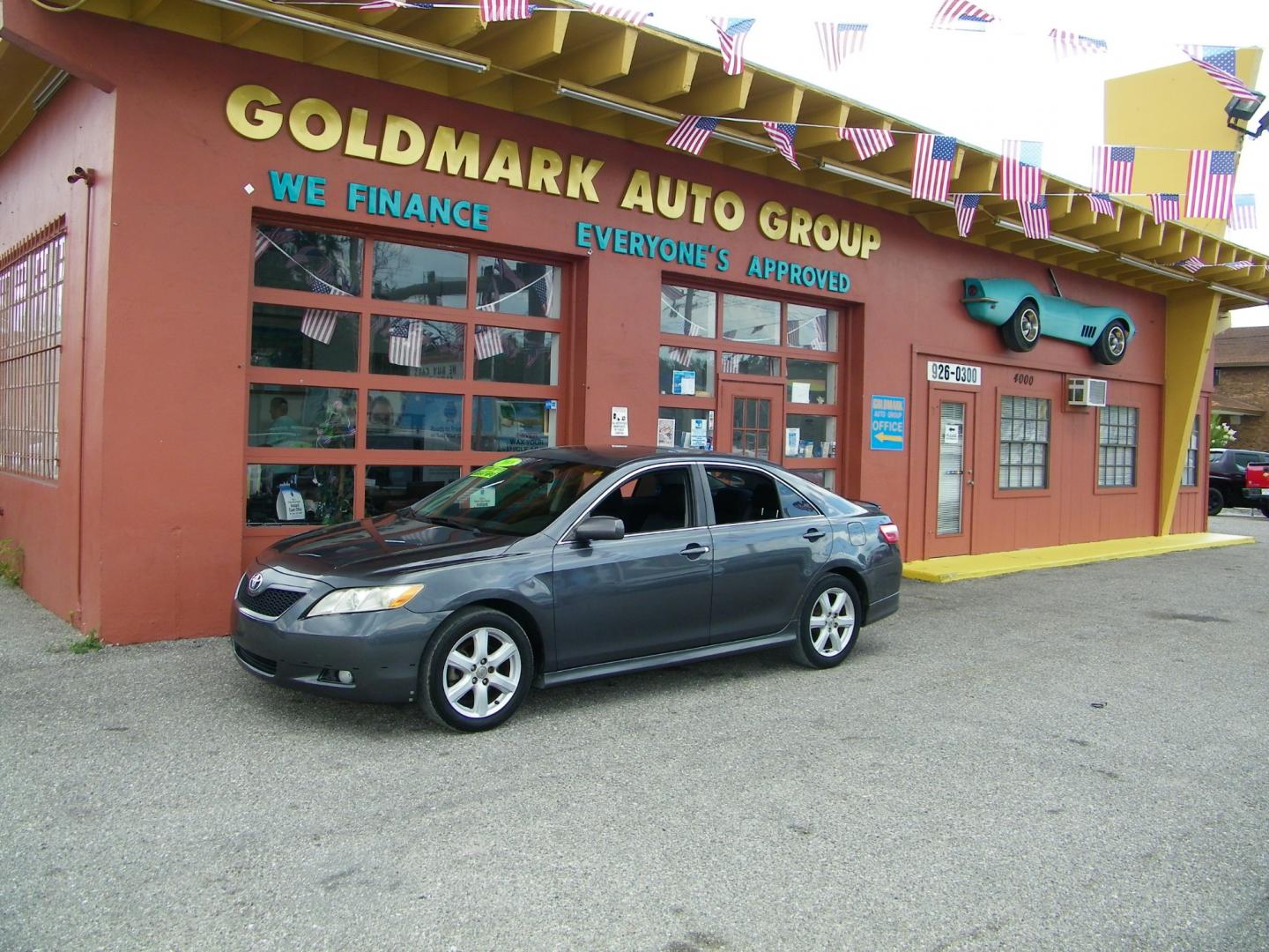 2008 Gray /Gray Toyota Camry LE (4T1BK46KX8U) with an 3.5L V6 engine, Automatic transmission, located at 4000 Bee Ridge Road, Sarasota, FL, 34233, (941) 926-0300, 27.298664, -82.489151 - Photo#0